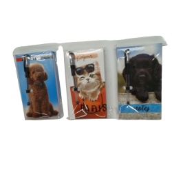 Memo Pad 4.5 x 8" 250 Sheets w/Pen Cat Or Dog"