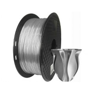 3D Printer filament light Silver PLA 1.75mm 1kg CloneBox