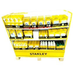 Stanley Assorted Electrical Products In Display