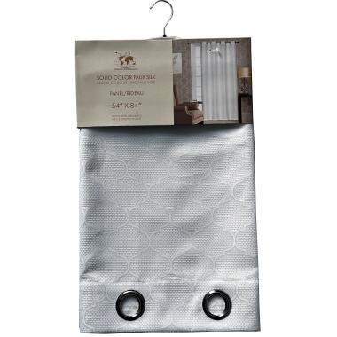 Curtains 54X84Geometric White