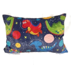 Fun Pillow - space dinosaurs - standard/jumbo 20x28 inch