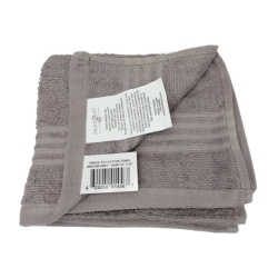 Cotton Hand Towel Medium Grey 16x26" Paarizaat"