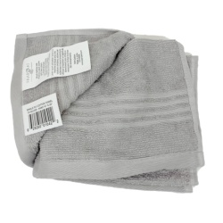 Cotton Hand Towel Silver 16x26" Paarizaat"