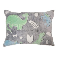 Glow in the Dark Pillow Standard Junior – Dinosaurs