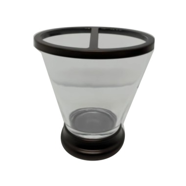 Toothbrush Holder Hammond Orb Glass/Oil Rubbed Bronze