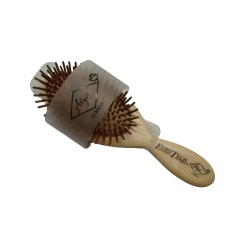 Hairbrush Light Wood Handle Euro Tech