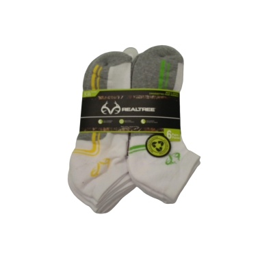 Socks Men's Realtree 6pk. White Size 7-11
