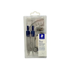 Compass School Kit 10pc. w/Storage Box Staedtler