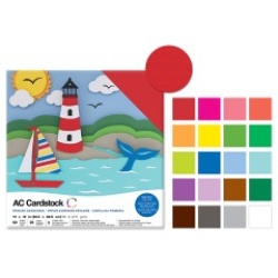 Scrapbook Cardstock: 12x12" 80lb 216gsm... C) Primary Colors"