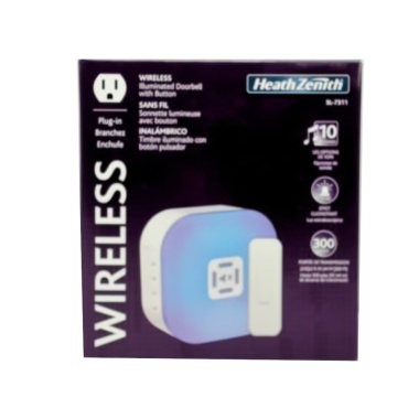 Wireless Illuminated Doorbell With Button Heath Zenith