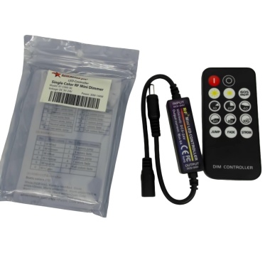 LED RF mini dimmer 12-24VDC