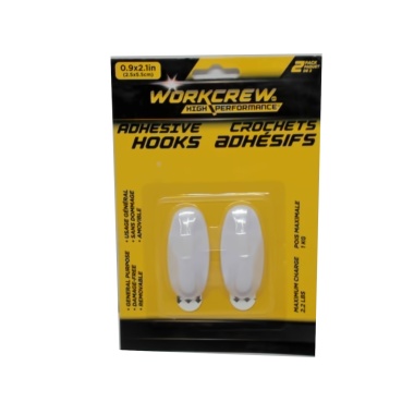 Adhesive Hooks 0.9 x 2.1
