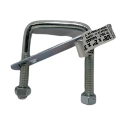 U-Bolt 3/8 x 2" x 3" Square"