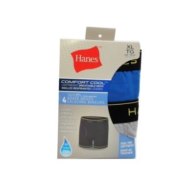 Boxer Briefs Boy's 4pk. XL Boys Tagless Comfort Cool Hanes