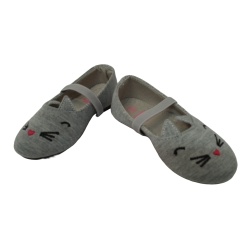 Ballerina Shoes Children's Grey Mouse Assorted Sizes - each sold individually