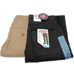 Fleece Lined Pants Size 32 Waist Ass't Colours Coleman