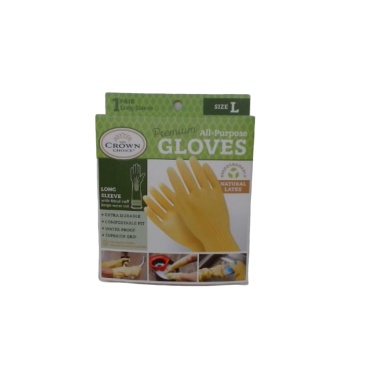 All Purpose Gloves Large Latex Long Sleeve The Crown Choice