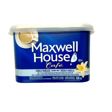 Maxwell House Café French Vanilla Instant Coffee Beverage Mix 126g.