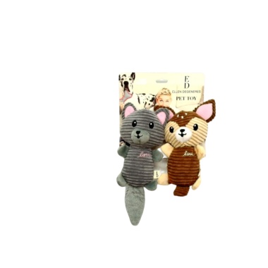 Ellen Degeneres Pet Toy 2pk. 6 Plush Animals