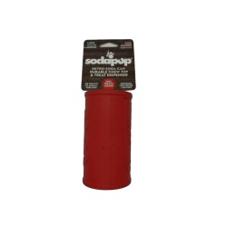 Retro Soda Can Chew Toy & Treat Dispenser Large Red Sodapup