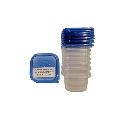 Container 8 Pcs Mini Ziplock