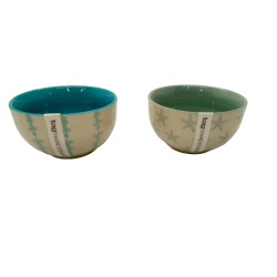 Dip Bowl 4 Ceramic Coastal Stamp (or 3/$4.99)"
