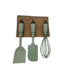 Silicone Utensils Set Of 3 Sage Green Market Finds