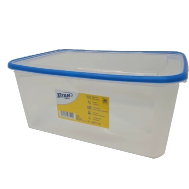 Titain seal X-large tall rectangular food container 5L