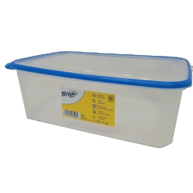 Titan seal S-large short rectangular food container 4L