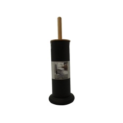 Bamboo Toilet Brush w/Matte Black Holder Autograph Home