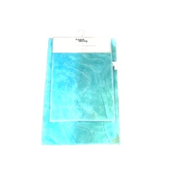Bath Mat Set 2 Piece Asst Colours 20 X 30" & 17" X 24""