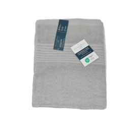 Cotton Bath Towel Silver 27x52" Paarizaat"