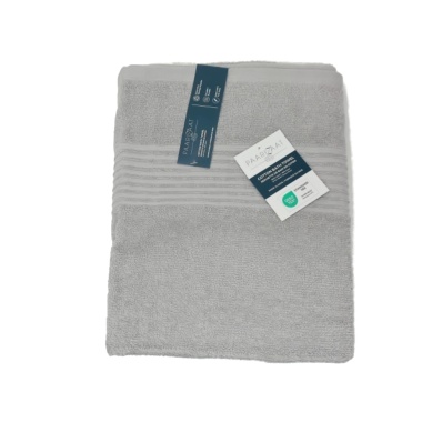 Cotton Bath Towel Silver 27x52