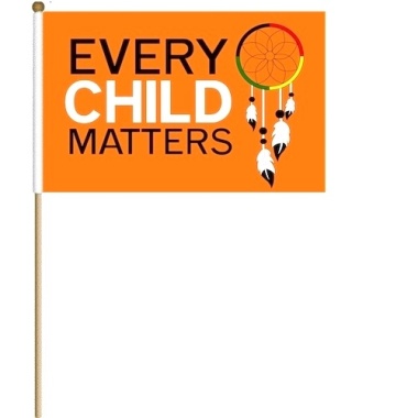 Every child matters 12x18 inch flag with dream catcher