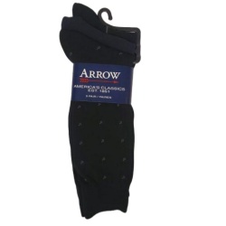 Arrow Men Socks / Black, Navy 3 pack size 7-12