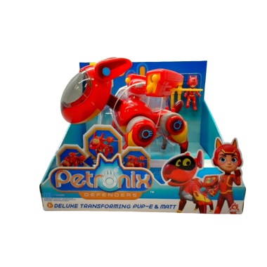 Deluxe Transforming Pup-e & Matt Petronix Defenders