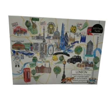 Puzzle 1000pc. London Map 27x20