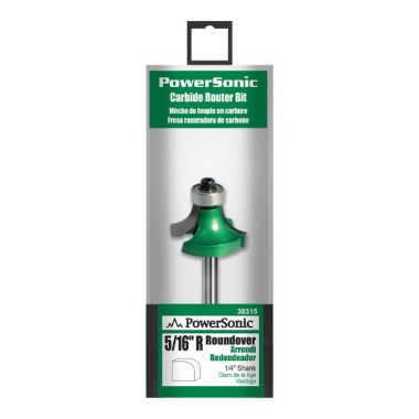 Roundover bit 1 1/8 X 1/2 - 1/4 shank