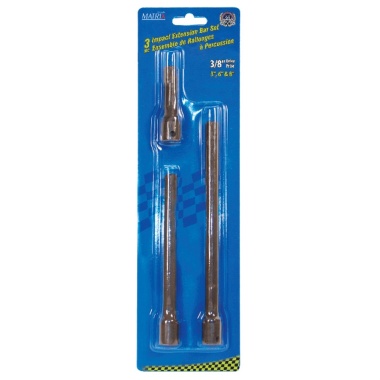 3 Pc 1/2 Impact Ext. Bar Set