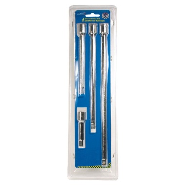 4 Pc 1/4 Short Ext Bar Set