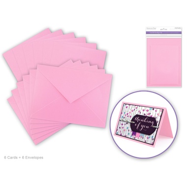 Cardmaking baby pink: 4.5x6