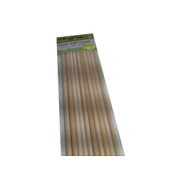 Craftwood: Natural Dowel 1/4X12" 10/pk."