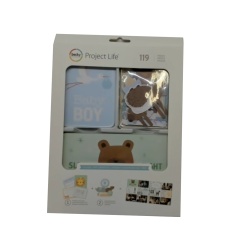 Scrapbook Value Kit Lullaby Boy 119pc. Project Life