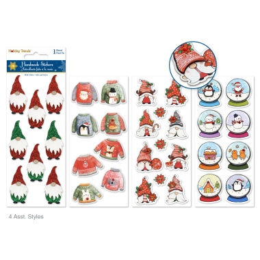 Holiday Stickers: 3x6.4