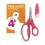 Kids Scissors 5 Pointed Tip Pink w/Eraser Sheath Fiskars