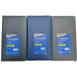2025 4 X 7 Leather Look Planner Assorted"