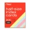 Half Size Index Cards 200pk. 3 x 2.5