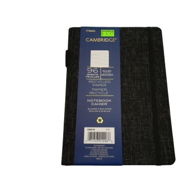 Notebook Mead Cambridge 96 Shts Ruled Pgs 6 X 8.5