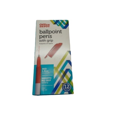 Ballpoint Pens 12pk. Red Office Depot