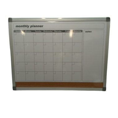 Monthly Planner Dry Erase Combo Board 23.5 x 17.5